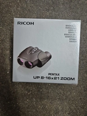 Pentax UP 8-16x21 Green Binoculars (Green) Fully-multi coating Zoom  - Image 1 of 2