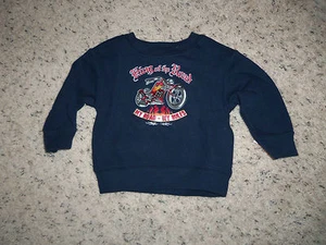 NEW WITH TAGS BOYS NAVY BLUE LONG SLEEVE SWEATSHIRT SIZE 12 MOS - Picture 1 of 1