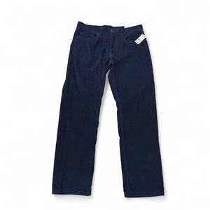 Brooks Brothers Corduroy Pants Mens 33 x 30 Straight NWT Blue New Cotton Stretch - Picture 1 of 12