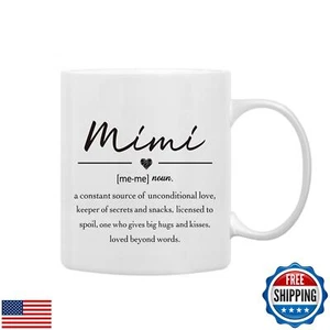 QASHWEY Mimi Coffee Mug, Mimi Mug, Mothers Day Mugs Gifts forMimi, Grandma Co - Bild 1 von 5