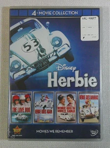Herbie: 4-Movie Collection (DVD) Disney : Movies We Remember - New / Sealed - Imagen 1 de 2