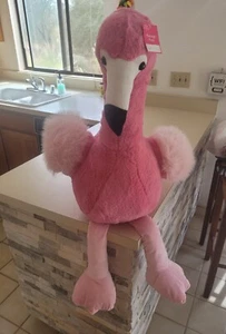 NUEVO CON ETIQUETAS Goffa FLAMINGO Pájaro Peluche Animal Tropical Divertido Piscina Playa Lago Grande - Imagen 1 de 11
