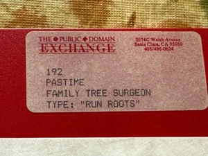 Apple 2 Software: PUBLIC DOMAIN EXCHANGE - Family Tree Surgeon - 5.25 Disk - Bild 1 von 7
