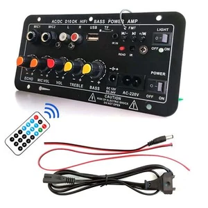 1set Versatile Audio Amplifier Board Bluetooth/3.5mm RCA/U disk/TF/MIC MP3/WAV - Picture 1 of 14