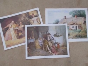 Collection of 3 Large 44cm x 34cm quality art prints Featuring Children L15 - Picture 1 of 4