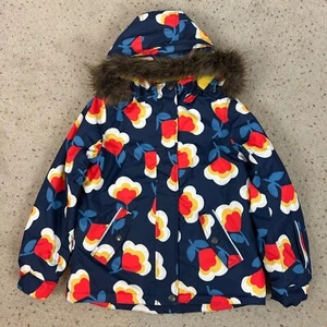 Boden Girls All Weather Hooded Waterproof Coat Jacket Size 11/12Y - Picture 1 of 6