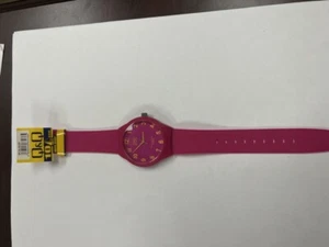Rare Genuine Q&Q pink Women's Watch VR28J012Y 10 Bar Water Resistant - Picture 1 of 3