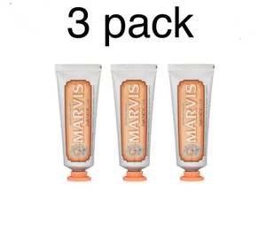 3pack MARVIS Ginger Mint toothpaste 25ml / 1.3 oz - Picture 1 of 2