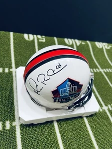 MICHAEL IRVIN SIGNED PRO FOOTBALL HALL OF FAME VSR4 MINI HELMET BECKETT COA 615 - Picture 1 of 2