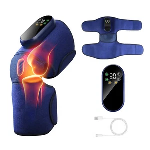 Electric Knee Massager Knee Heating Pad Portable Heated Knee Brace Wrap Massager - Picture 1 of 15