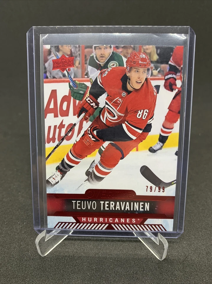 2017-18 UPPER DECK OVERTIME RED /99 TEUVO TERAVAINEN #86 - Image 1 of 2