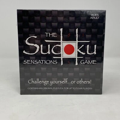 The SUDOKU Sensations Game 100 Original Puzzles SEALED - Image 1 of 2