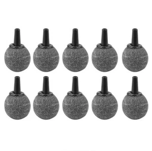 10pcs Mini Aquarium Air Pump Bubble Stone Fish Tank Hydroponic Oxygen - Picture 1 of 8