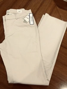 NWT Ladies Docker Original Fit Regular Rise  Khaki Pants Sz 12 Unhemmed 2 Avail - Picture 1 of 7