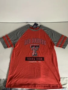 Men's Fanatics Branded Red Texas Tech Red Raiders Campus T-Shirt Size Large - Picture 1 of 4