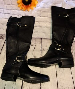 Naturalizer Women's Joylynn Knee High Riding Boot, Black Size 6.5M New - Picture 1 of 10