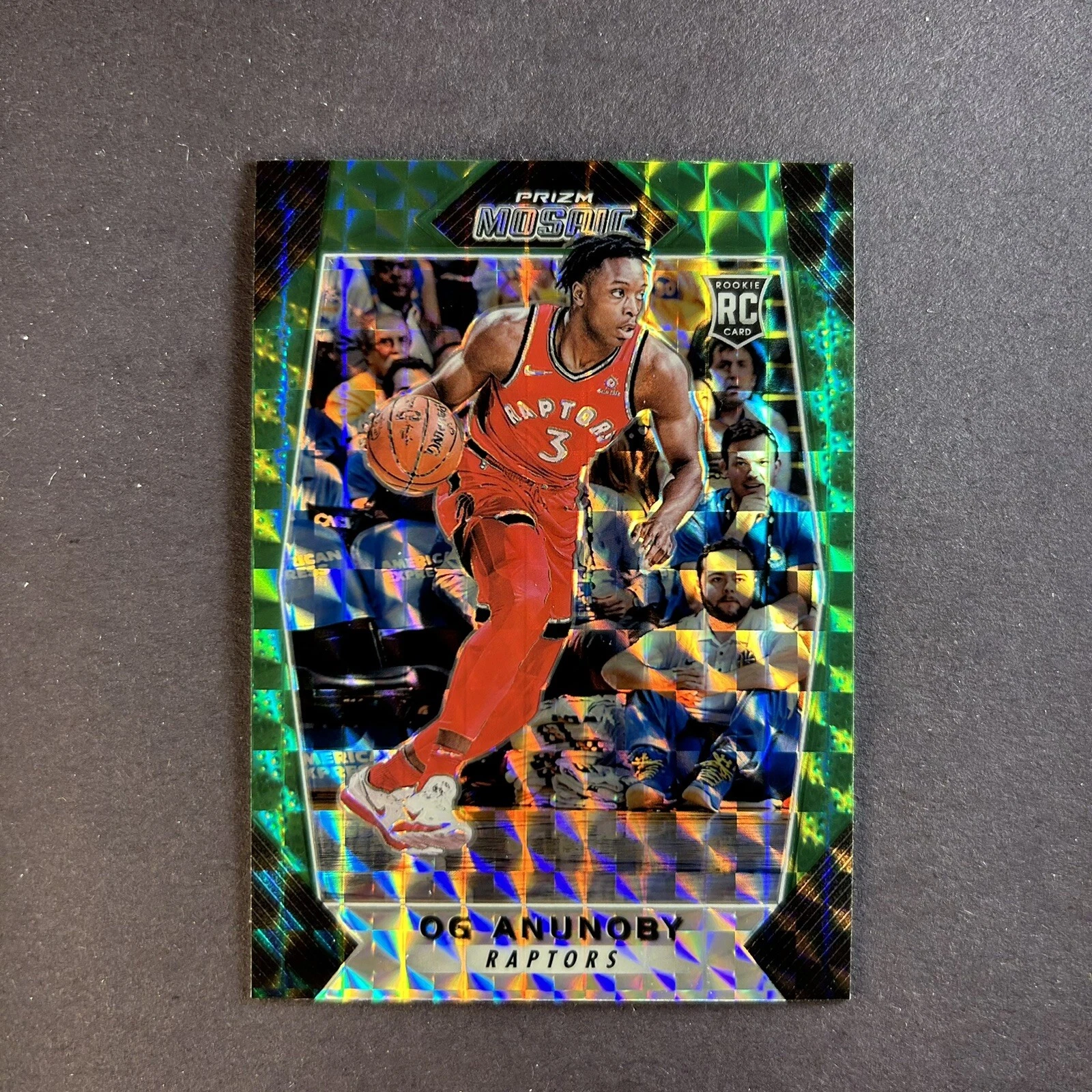 2017-18 Mosaic #72 OG Anunoby Green Prizm Rookie RC