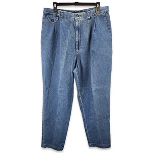 Lee Casual Denim Jeans Women 18 Vintage Plus Size Bareback High Rise Mom Tapered - Picture 1 of 9