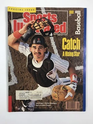 Sports Illustrated Magazine (April, 1989) (Benito Santiago, SD Padres, MLB)  - Image 1 of 3