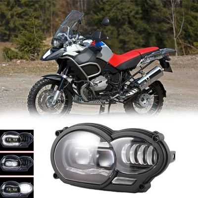 LED Scheinwerfer für BMW R 1200 GS 2004-2012 Hauptscheinwerfer Plug and Play - Bild 1 von 4