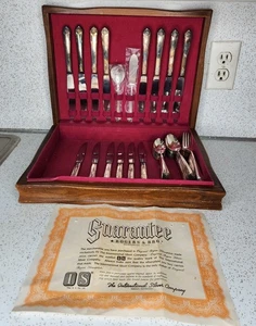 Juego de cubiertos International Starlight Rogers Bro 1950 deslustrados 37 piezas - Imagen 1 de 8