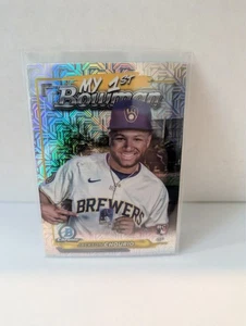 2024 My 1st Bowman Jackson Chourio Refractor Rookie - Picture 1 of 2