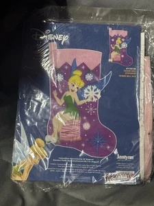Janlynn Disney TINKER BELL Applique in feltro 1135-36 kit calza sigillato 18" - Foto 1 di 2