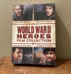 World War II Heroes - Film Collection (DVD, 2009, 4-Disc Set) - Brand New Sealed - Picture 1 of 3