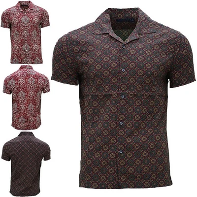 ABERCROMBIE & FITCH Mens Shirt Summer Floral Short Sleeve Soft Casual Formal Top - Image 1 of 4