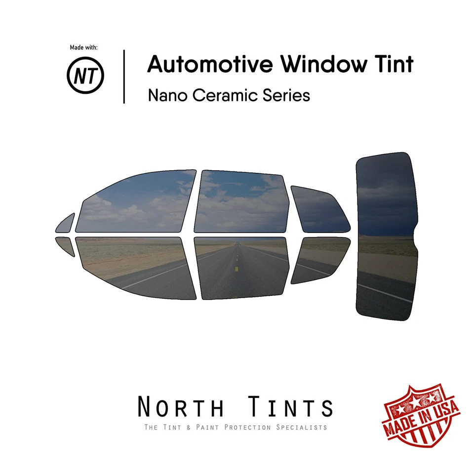 Película de tinte de ventana precortada nano cerámica vidrio para automóvil Volkswagen Touareg 2011-2017 Foto 1 de 4