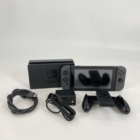 Nintendo Switch Original Handheld Console Black 32GB w/ Charger - Fair Condition