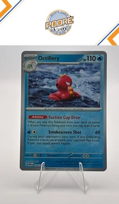 Pokemon SV04: Paradox Rift Octillery #034/182 Revere Holo Revere Holo - Image 1 of 2