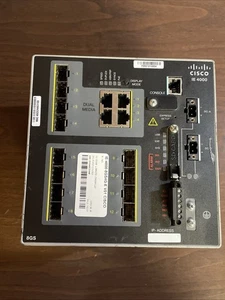 Cisco IE-4000-8GS4G-E V02 IE 4000 Series Industrial Ethernet Switch 8G 12-Ports - Picture 1 of 8