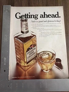 Canadian Lord Calvert Vintage Print Ad Getting Ahead Ain’t It Grand Glorious - Bild 1 von 3