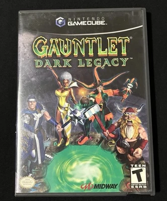 Gauntlet: Dark Legacy (Nintendo GameCube, 2002) CIB Complete - *Damaged Manual* — 第 1/4 张图片