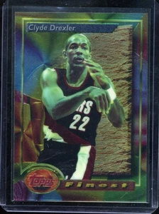 1993-94 Topps Finest - Clyde Drexler #74 - Picture 1 of 2