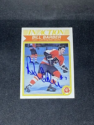 Bill Barber 1982-83 O-Pee-Chee #247 Philadelphia Flyers Signed Autographed Card - Image 1 of 3