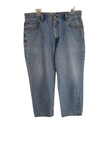 Levi's 550 Men's Size 36 x 29 Relaxed Fit Straight Blue Denim Jeans E405 - Picture 1 of 10