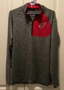 NFL Pro Line Fanatics Arizona Cardinals 1/4 Zip LS Pullover Shirt Size M Unisex - Picture 1 of 3