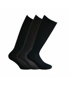 6 paia calze lunghe in puro cotone Filo di Scozia elasticizzate e rinforzate FDS - Imagen 1 de 12