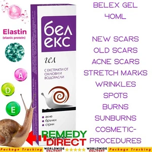 BELEX GEL CICATRICI SEGNI ACNE CICATRICI RIMOZIONE MACCHIE GEL 40g LUMACHE E ALGHE NUOVA FORMULA - Foto 1 di 8