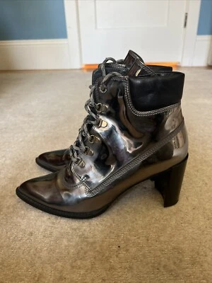 Stuart Weitzman металлик ботинки США женщин размер 9 - Изображение 1 из 4