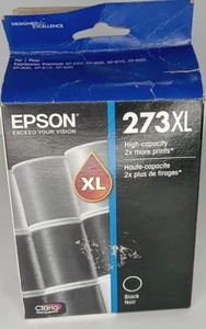 NUEVO Cartucho Sellado Tinta Negra Alta Capacidad Epson 273XL Original Caja Abierta - Imagen 1 de 6