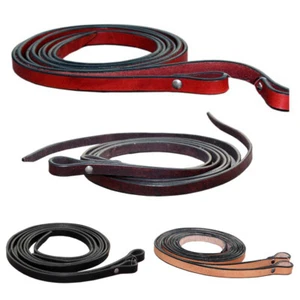 44BH 3/4 In x 8 ft Hilason Western Horse Tack Cuero Dividido Riñón - Imagen 1 de 20