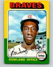 (HCW) 1975O-Pee-Chee MLB #262 Rowland Office  Atlanta Braves V10603