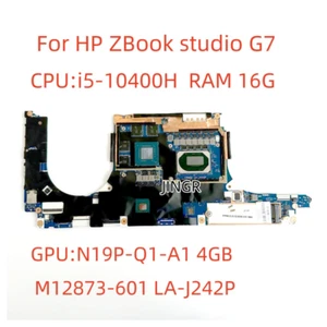 LA-J242P For HP ZBook studio G7  Motherboard CPU i5-10400H RAM 16G M12873-601 - Picture 1 of 4