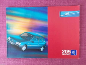 PEUGEOT 205 SALES BROCHURE (PUG 499+) - Picture 1 of 1
