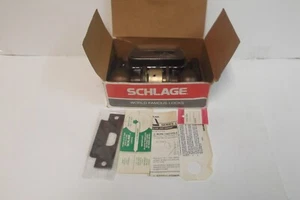 Schlage A70PD ORB 613 Classroom Lock W/ Key Satin Bronze Cylindrical NEW - Picture 1 of 4