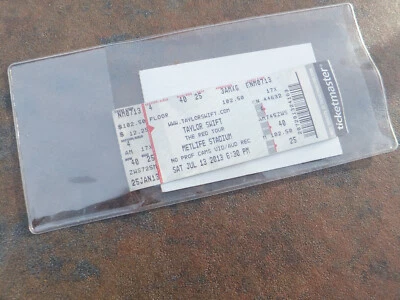 Boleto Taylor Swift 25 de enero de 2013 "Floor" The Red Tour Metlife Stadium NJ Foto 1 de 4