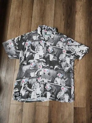 Camisa Underground Inventive Para Hombres Cuello 2XL Muticolor Patrón Raro  Foto 1 de 4